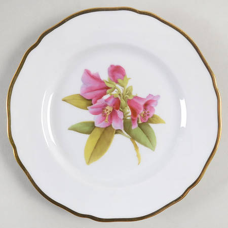 Rhododendron Bread & Butter Plate