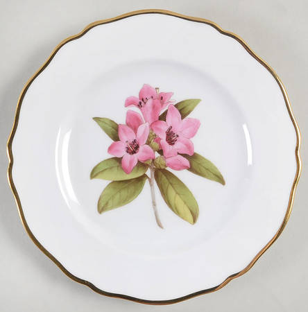 Rhododendron Bread & Butter Plate