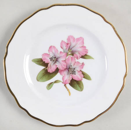 Rhododendron Bread & Butter Plate