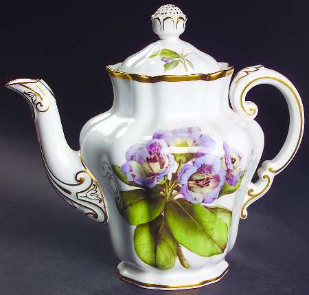 Rhododendron Coffee Pot & Lid