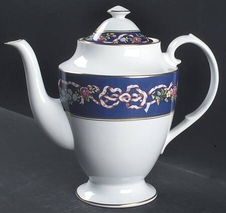 Ribbons & Roses Coffee Pot & Lid