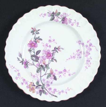 Roberta Orange (Scalloped) Luncheon Plate