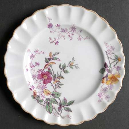 Roberta Orange (Scalloped) Bread & Butter Plate
