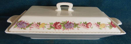 Rose Briar Rectangular Entree Dish  & Lid