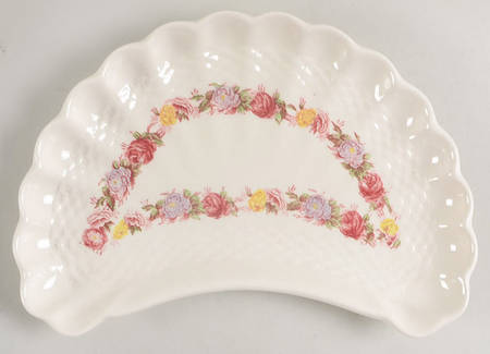 Rose Briar Crescent Salad Plate