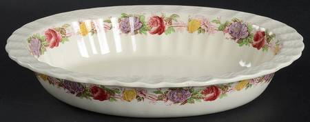 Rose Briar 11" Oval Vegetable Bowl