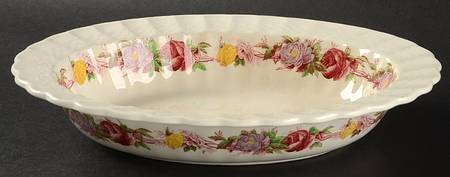 Rose Briar 10" Oval Vegetable Bowl