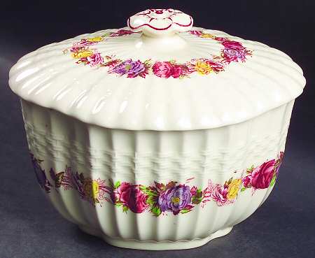 Rose Briar Sugar Bowl & Lid