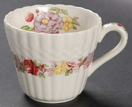 Rose Briar Flat Demitasse Cup