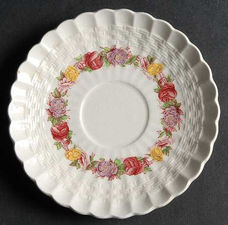 Rose Briar Saucer for Demitasse Cup