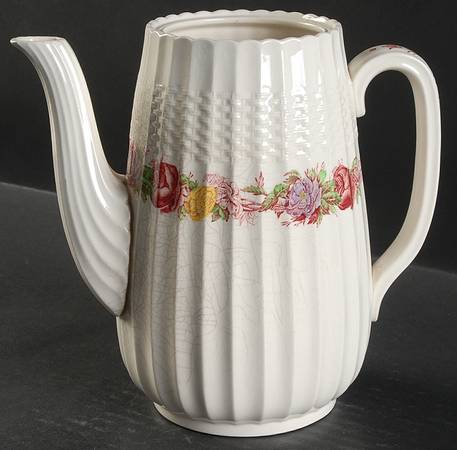 Rose Briar Coffee Pot No Lid