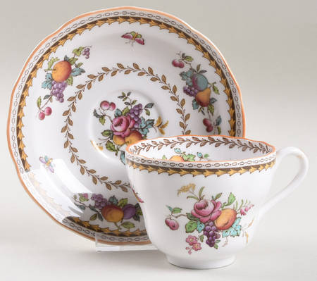 Rockingham Footed Cup & Saucer Set