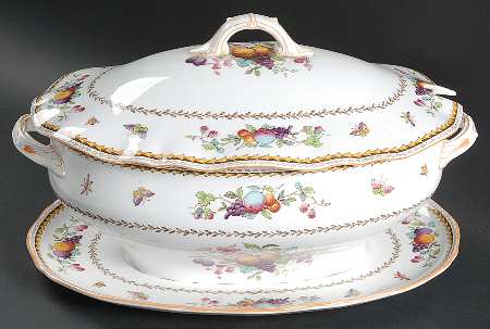 Rockingham Oval Tureen & Lid with Underplate