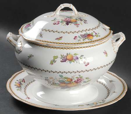 Rockingham Tureen & Lid w/Underplate