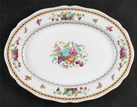 Rockingham 10" Oval Serving Platter