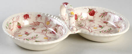 Rosebud Chintz (2-8401, Pink Vine) 2-Part Handled Relish