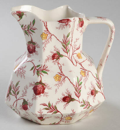 Rosebud Chintz (2-8401, Pink Vine) 20 Oz Jug