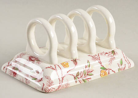 Rosebud Chintz (2-8401, Pink Vine) Toast Server