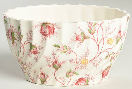 Rosebud Chintz (2-8401, Pink Vine) Sugar Bowl No Lid
