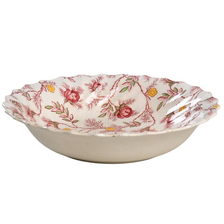 Rosebud Chintz (2-8401, Pink Vine) Coupe Cereal Bowl