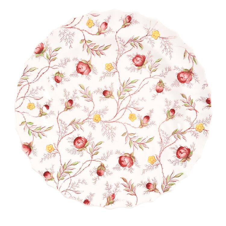 Rosebud Chintz (2-8401, Pink Vine) Salad Plate