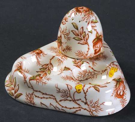 Rosebud Chintz (2-8401, Pink Vine) Double Salt Dip & Shaker
