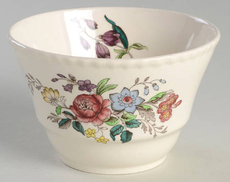Romney (Gadroon Shape) Cranberry Bowl