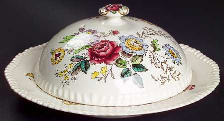 Romney (Gadroon Shape) Muffin Dish & Lid