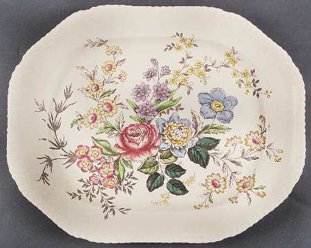 Romney (Gadroon Shape) 17" Oval Serving Platter