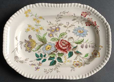 Romney (Gadroon Shape) 11" Oval Serving Platter