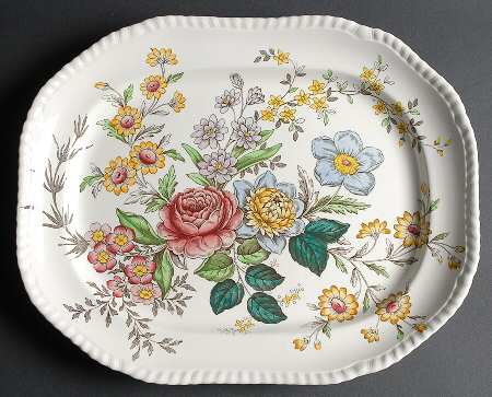 Romney (Gadroon Shape) 14" Oval Serving Platter