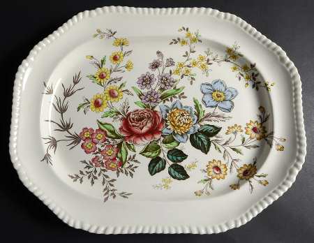Romney (Gadroon Shape) 17" Oval Serving Platter