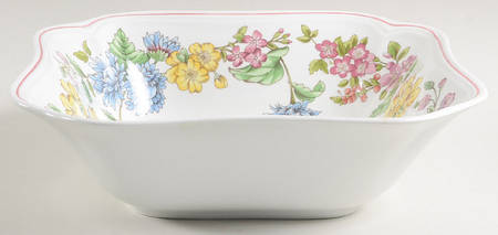 Romany 9" Square Vegetable Bowl