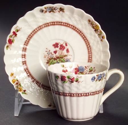 Rosalie Flat Demitasse Cup & Saucer Set