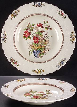 Rosalie Large Rim Soup Bowl