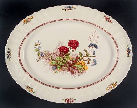 Rosalie 16" Oval Serving Platter
