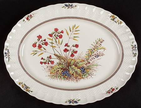 Rosalie 14" Oval Serving Platter