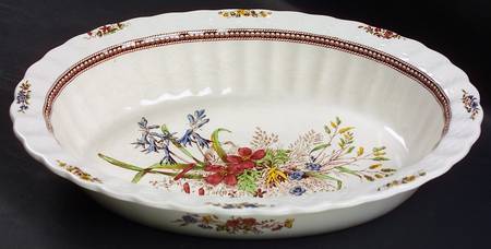 Rosalie 11" Oval Vegetable Bowl