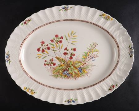 Rosalie 16" Oval Serving Platter