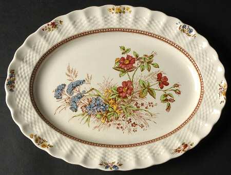 Rosalie 11" Oval Serving Platter