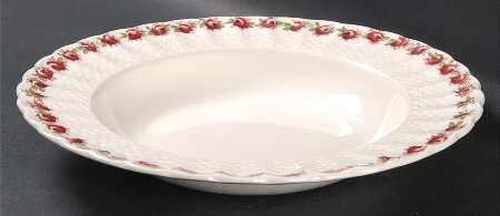 Rosedale Large Rim Soup Bowl