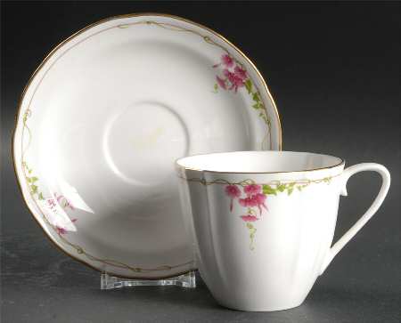Rosetti Flat Cup & Saucer Set