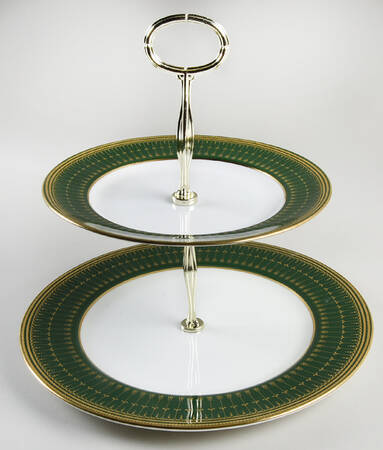 Royal Windsor 6 5/8"-10"  2 Tiered Serving Tray (Dp, Sp) HC