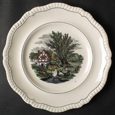 Rural Scenes by Spode