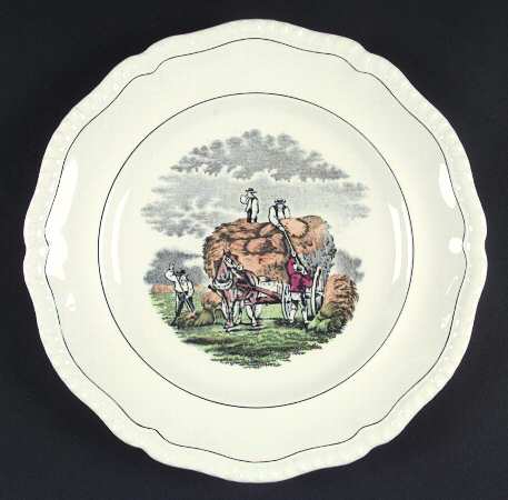 Rural Scenes Luncheon Plate
