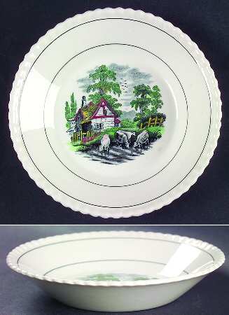 Rural Scenes Fruit/Dessert (Sauce) Bowl