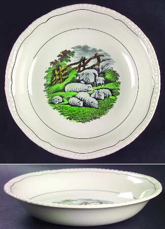 Rural Scenes Coupe Soup Bowl