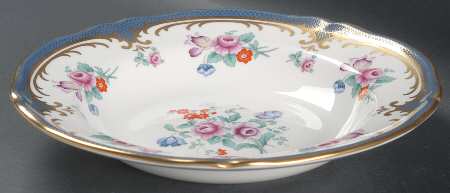 Savoy Blue Large Rim Soup Bowl