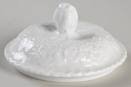 Savoy White (No Trim) Lid for Sugar Bowl