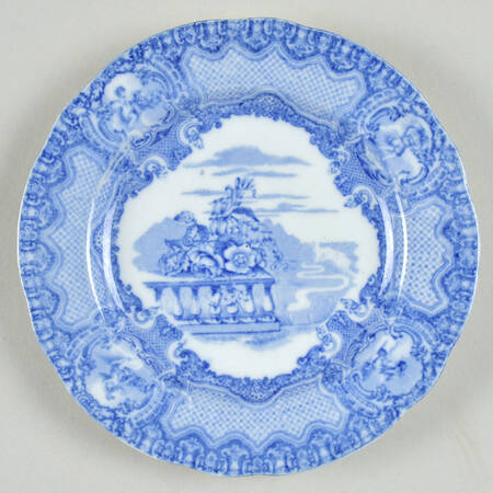 Seasons Blue Bread & Butter Plate
